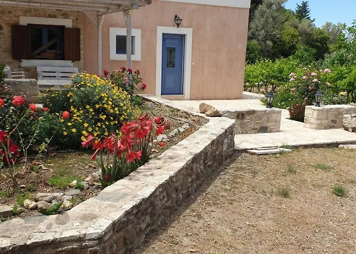 팜스테이 Chaihoutes Stone House And Into Olive Farm In Zia *