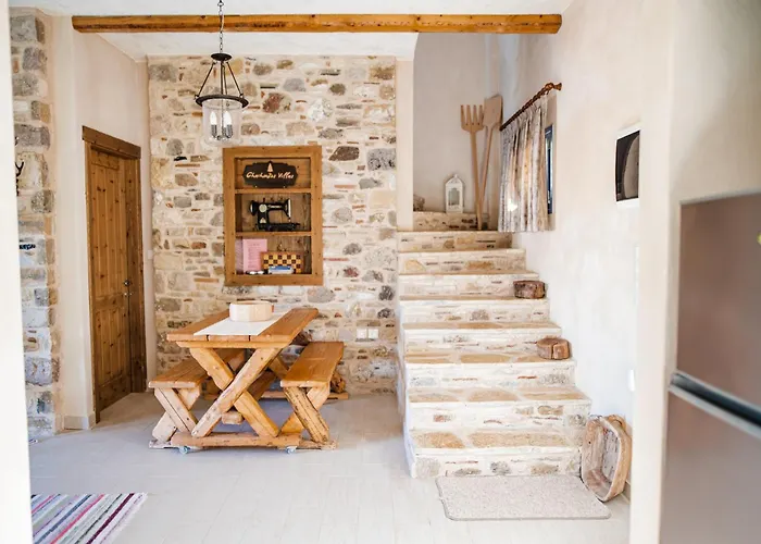 Chaihoutes Stone House And Into Olive Farm In Zia 팜스테이 Agios Dimitrios (Kos)